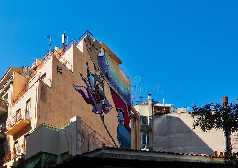 Modern Graffiti Art in Kiev, Ukraine Editorial Image - Image of street ...