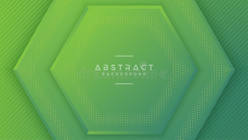 Modern green hexagon background with 3D style with empty space in the middle for your text. Eps10 Vector illustration stock illustration Modern green hexagon background with 3D style with empty space in the middle for your text. Eps10 Vector illustration stock illustration