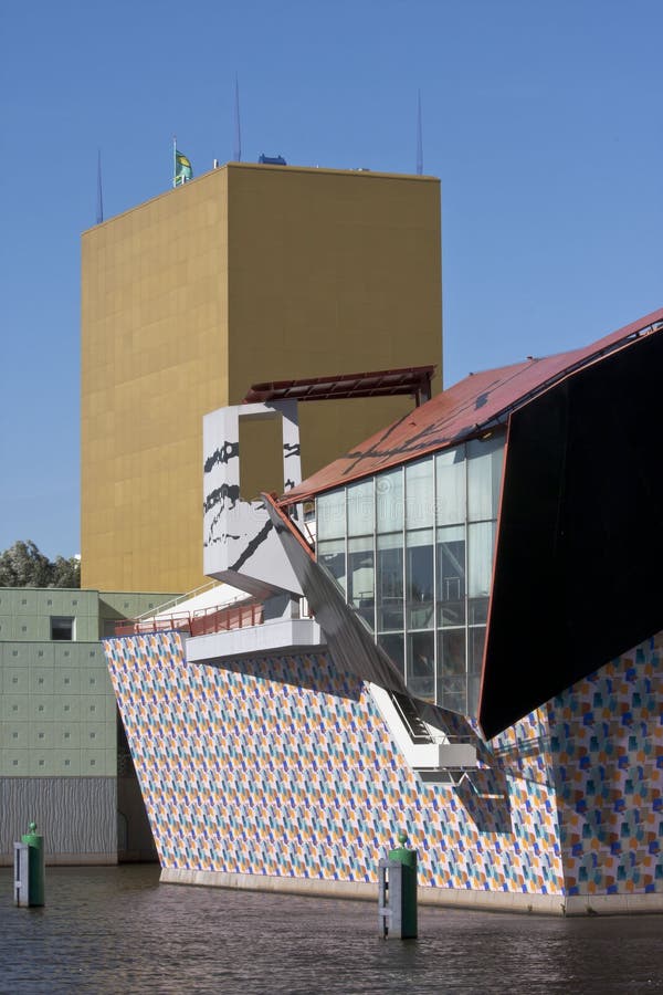 Modern Groninger Museum, the Netherlands