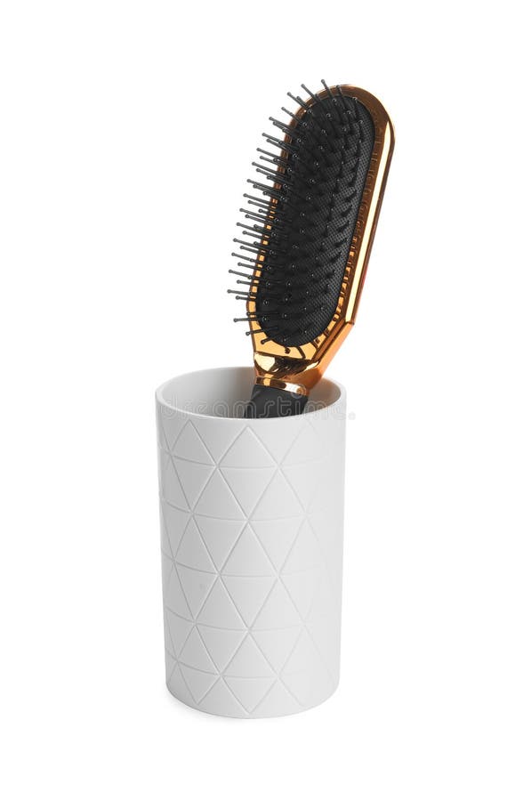 Modern Hair Brush in Holder on White Stock Photo - Image of isolated, salon: 190588304 Modern Hair Brush in Holder on White Stock Photo - Image of isolated, salon: 190588304