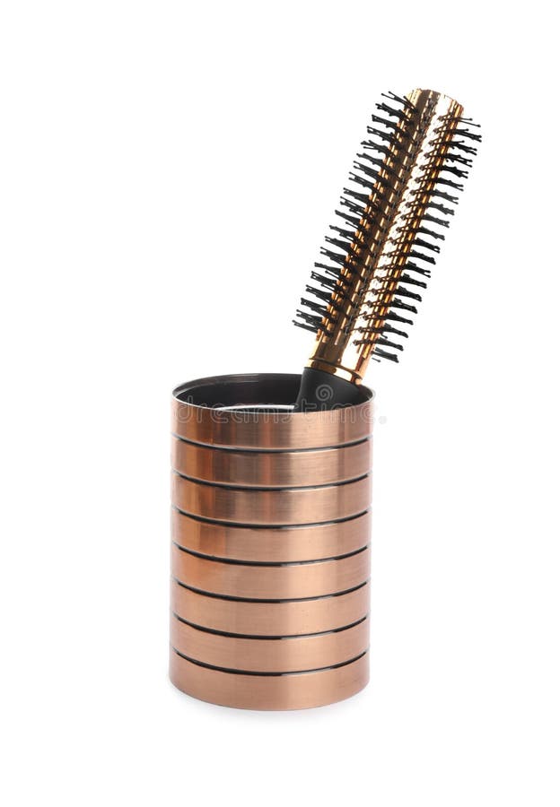 Modern Hair Brush in Holder Isolated Stock Image - Image of isolated,  healthy: 191809915