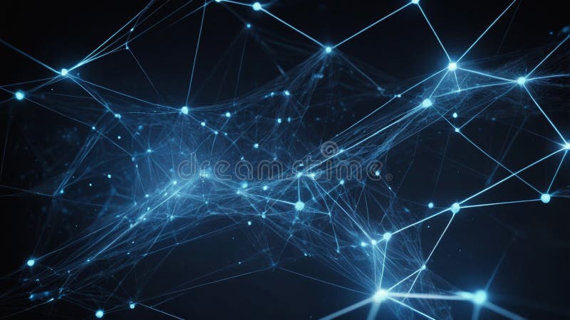 Modern hi tech cyber networking and artificial intelligence in futuristic technology web home page banners design vector illustration