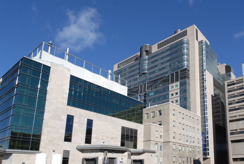 Modern Hospital building royalty free stock photos