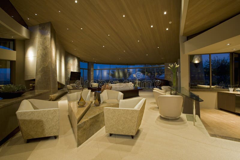 Modern Hotel Lobby stock image Modern Hotel Lobby stock image