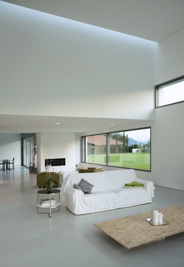 Modern house stock photography