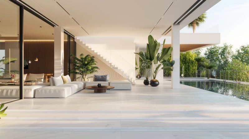 Picture of This Modern Naples Penthouse Plays With Patterns, Textures + Art | LUXE ...