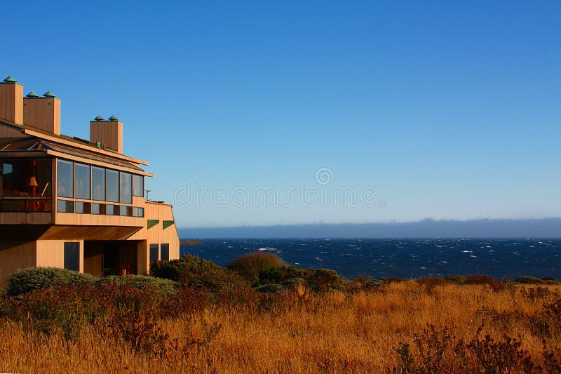 Modern House with View On the Ocean