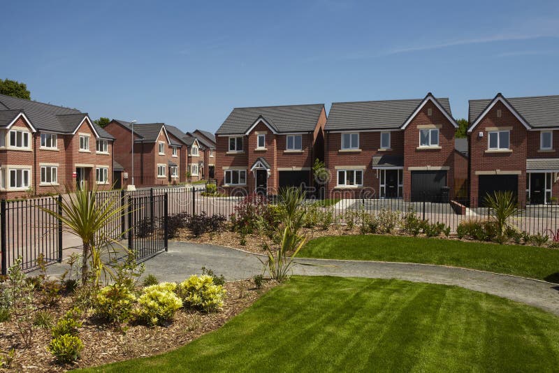 Modern housing development royalty free stock images Modern housing development royalty free stock images