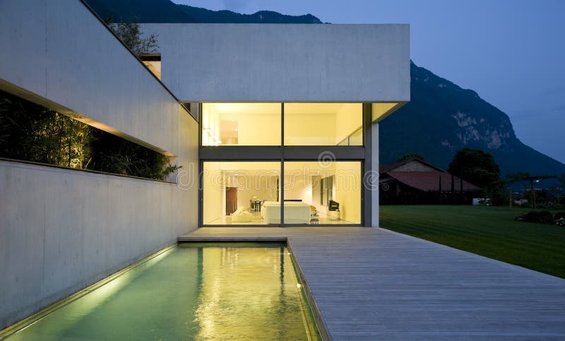 Modern huis stock foto Modern huis stock foto