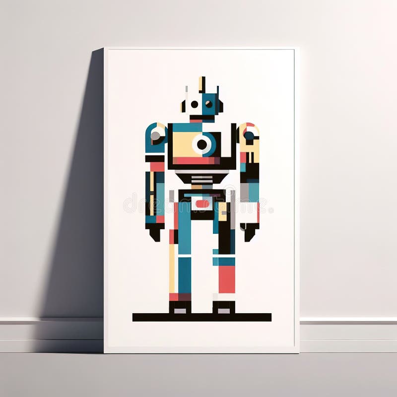 Modern illustration of technological progress. generative ai stock illustration