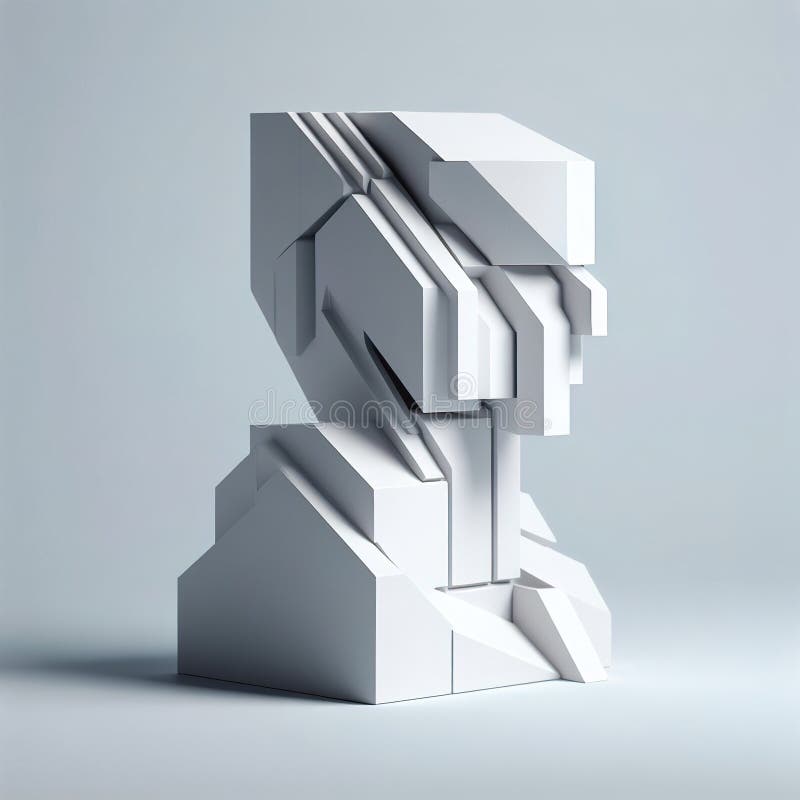 Modern illustration of technological progress. generative ai royalty free illustration