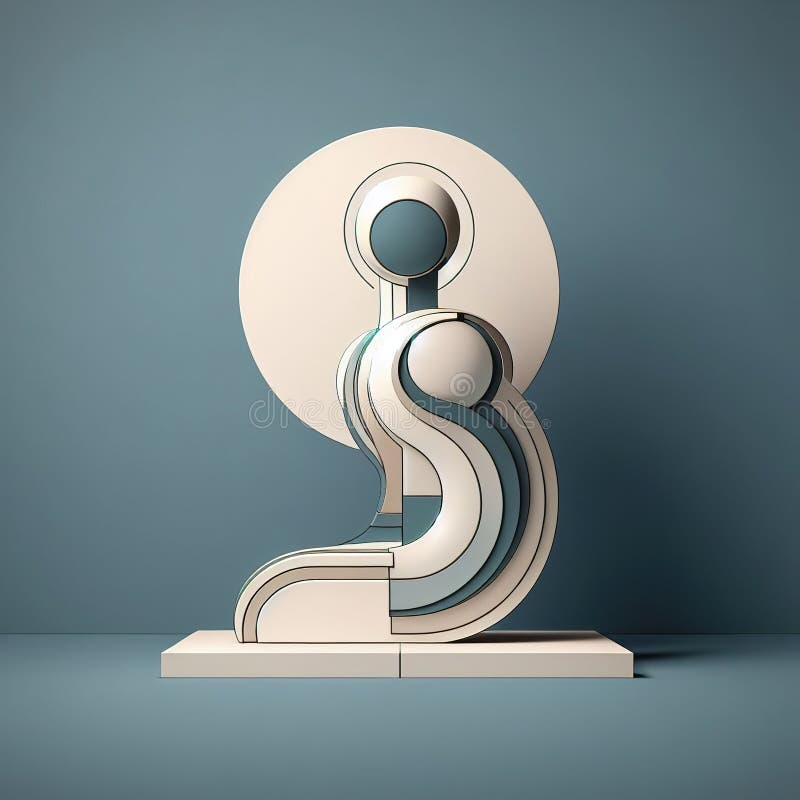 Modern illustration of technological progress. generative ai royalty free illustration