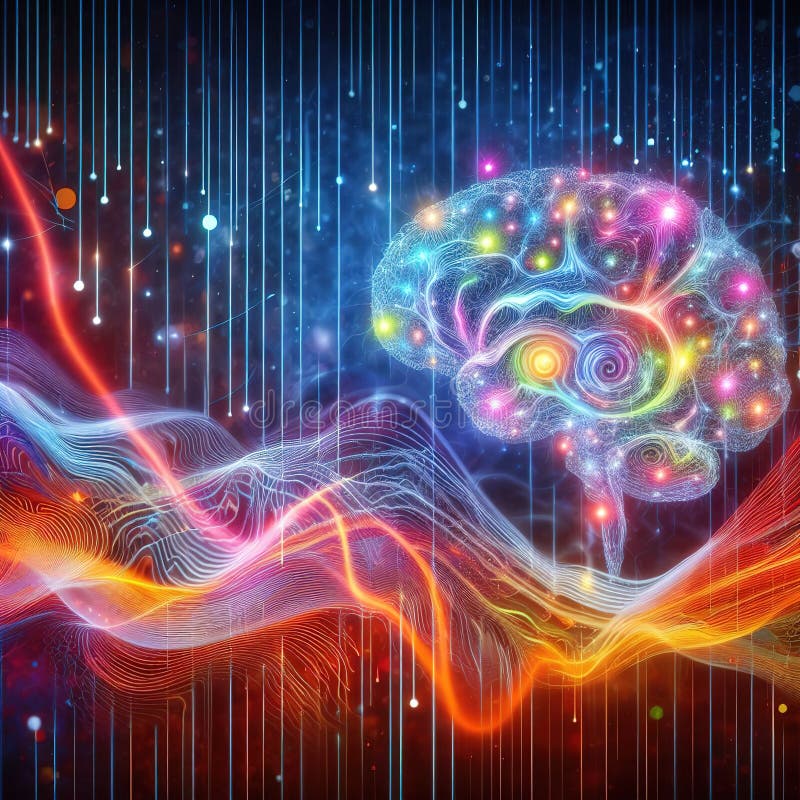 Modern illustration of technological progress. generative ai royalty free stock photos