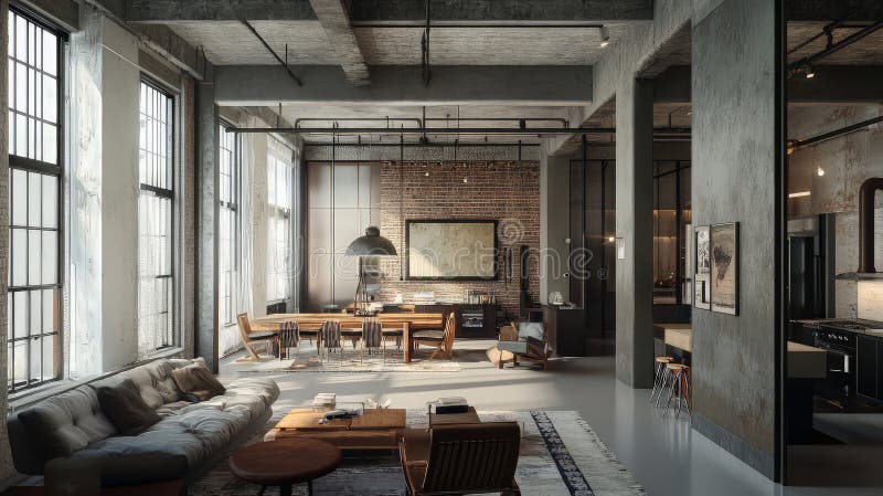 16 Stunning Modern Industrial Loft Designs for Urban Living