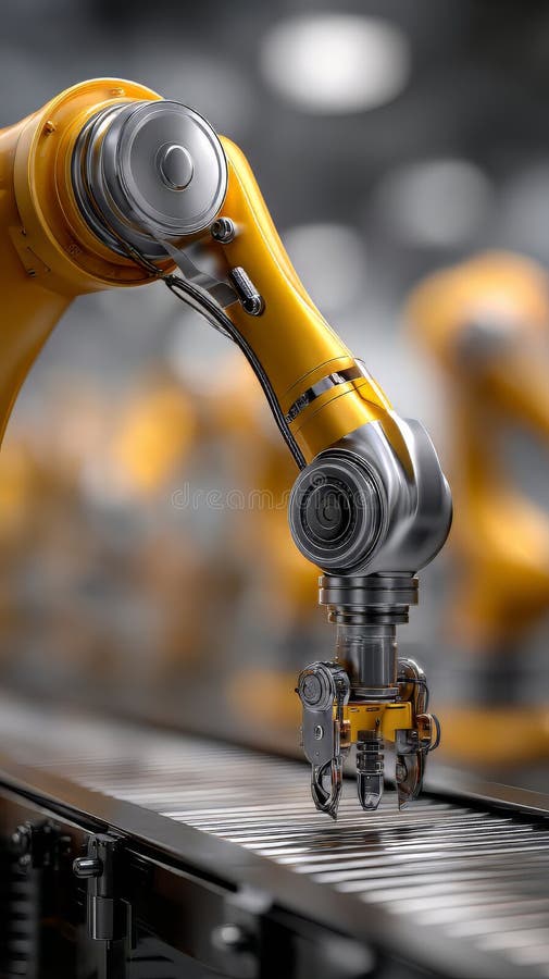 Exploring the Future of Automated Manufacturing and Robotics Innovations for Enhanced Productivity and Sustainability vector illustration