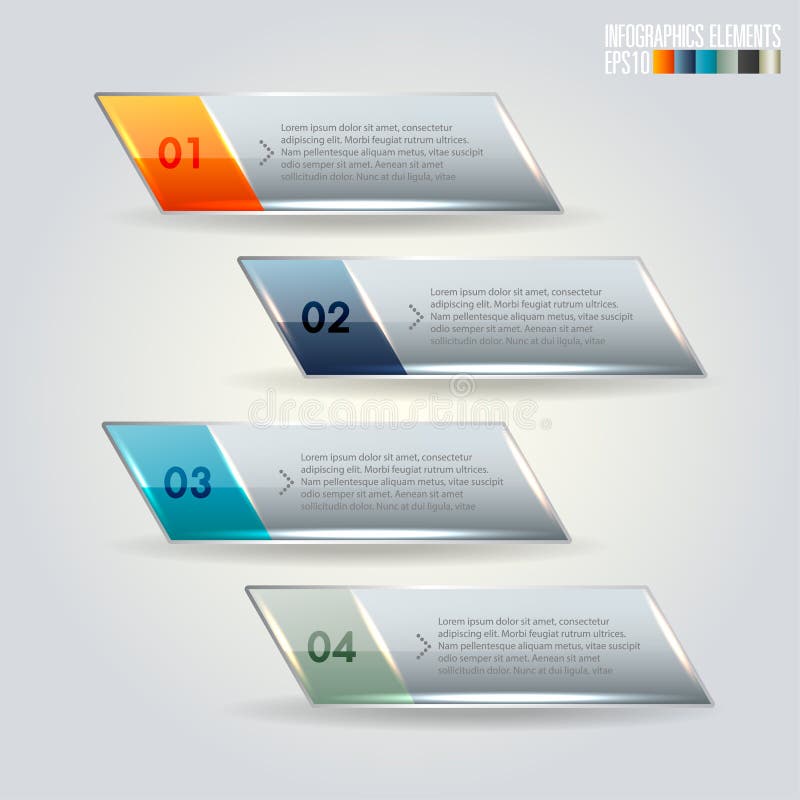 Modern infographicsmalplaatje stock illustratie Modern infographicsmalplaatje stock illustratie