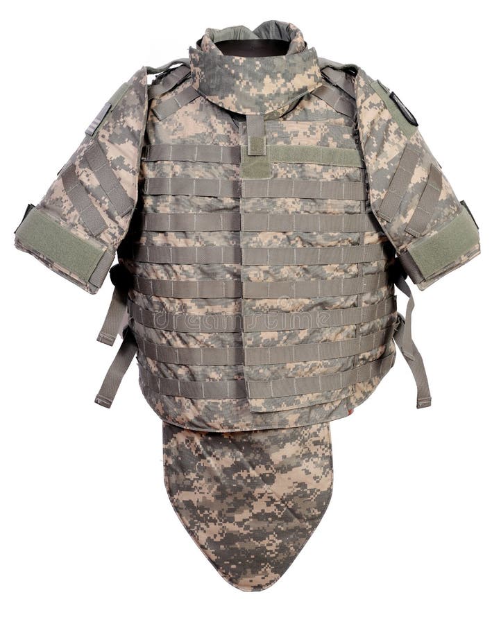 Modern Interceptor Body Armour Stock Photo Image of camouflage