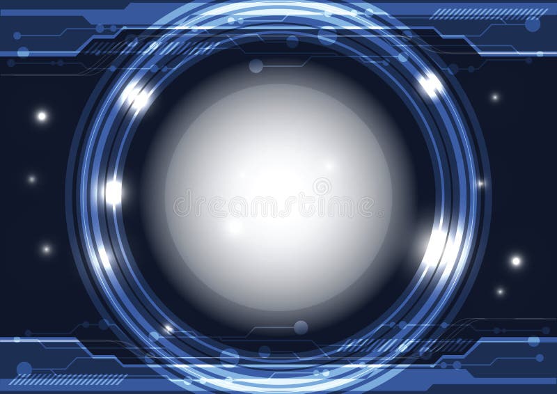 Modern interface technology stock illustration
