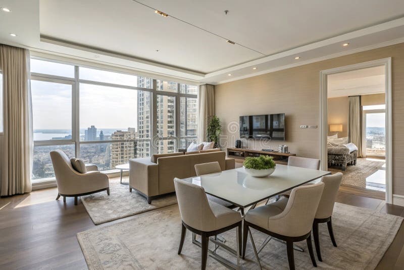 View of 40 Apartment Dining Room Ideas to Maximize Space and Comfort