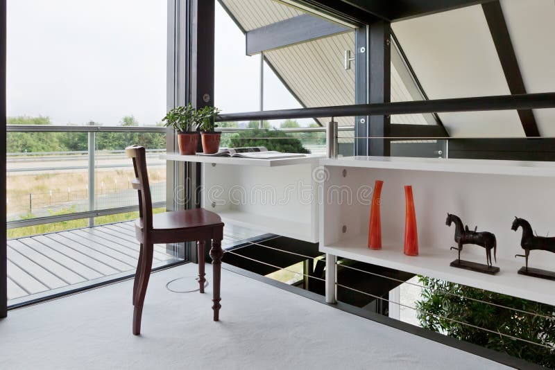 Modern interior of home office