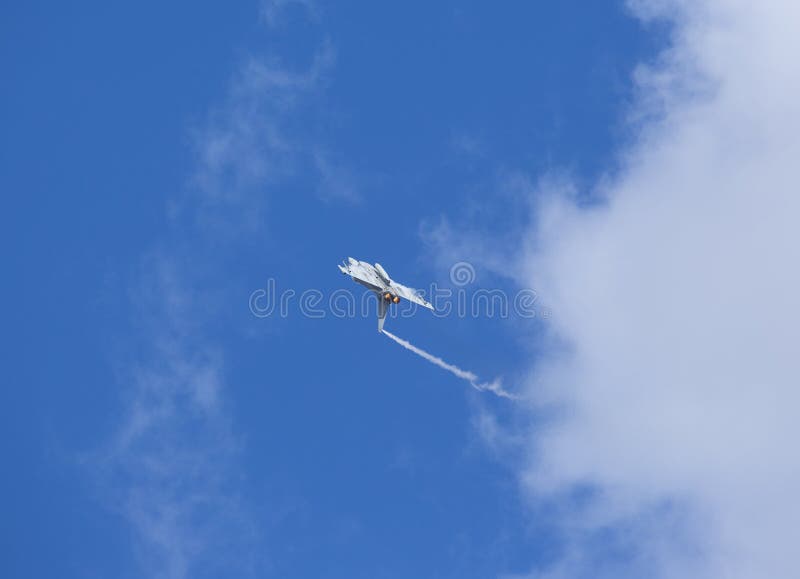 Modern Jet Fighter Fly Up High. Stock Image Image of flight, aerial