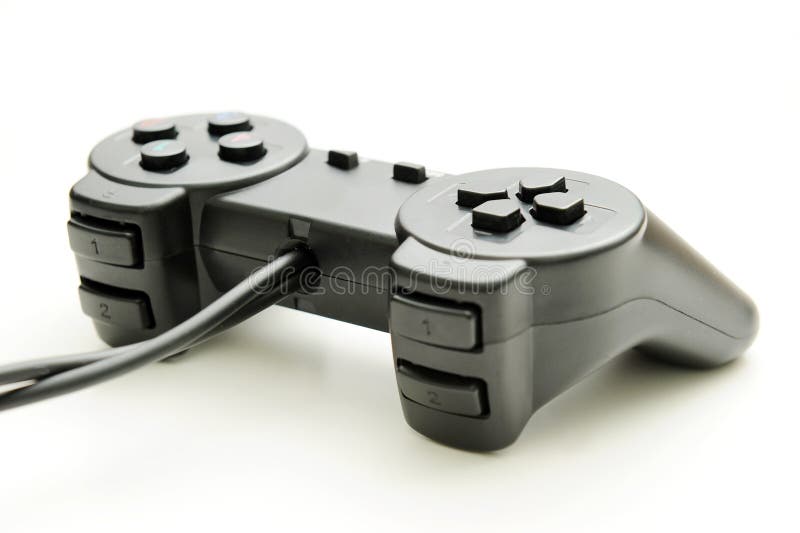 Modern joystick stock image