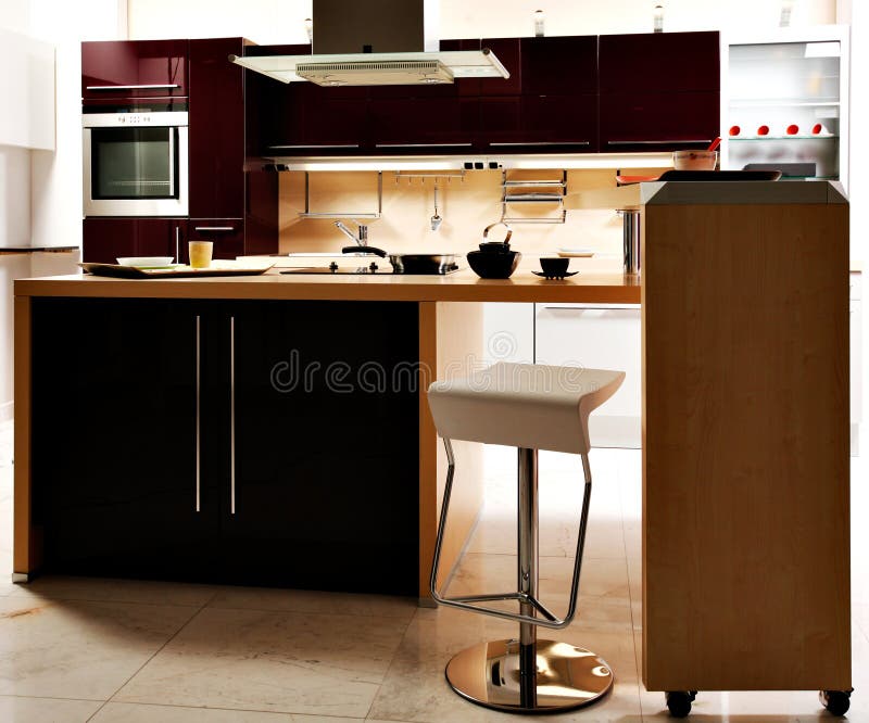 Classy kitchen royalty free stock photos