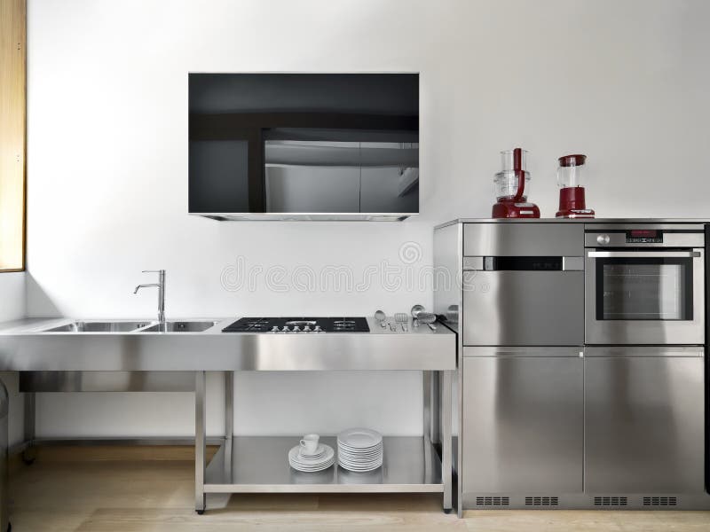 Modern Kitchen High Technology Stock Image Image of home, sink 22004855