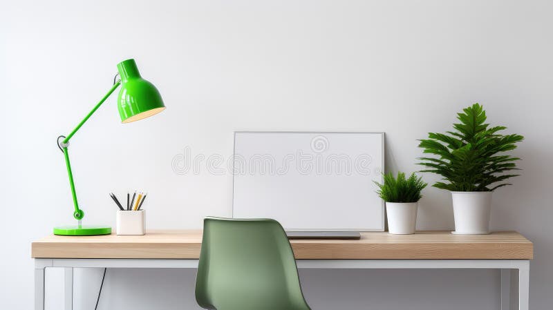 Modern kontorsmiljö royaltyfri illustrationer