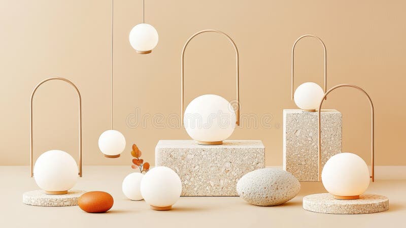 Modern Lamp Collection stock photos