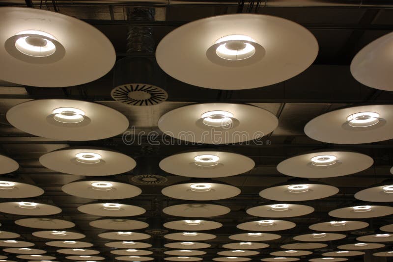 Modern lamps royalty free stock photography