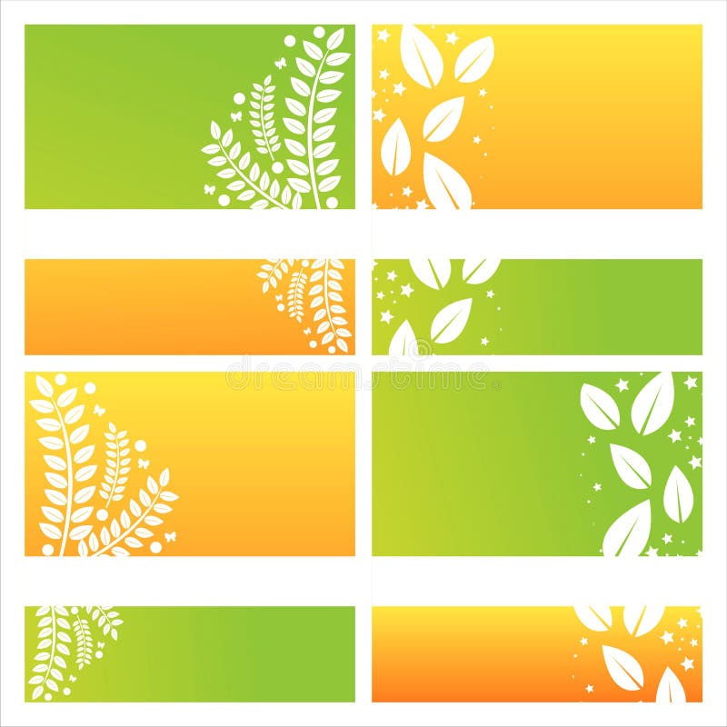 Modern leaves backgrounds