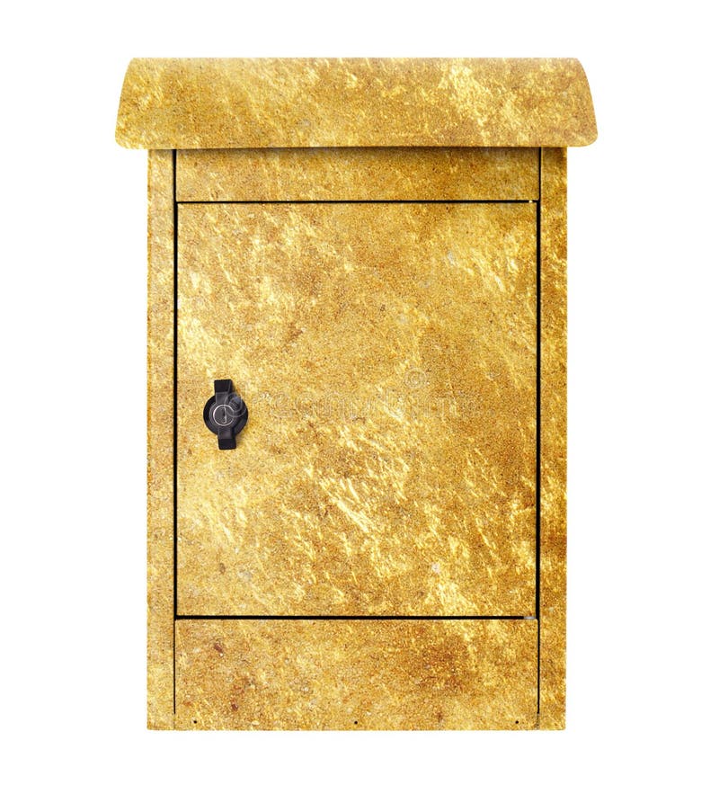 Modern letterbox isolated stock photo. Image of correspondence 169840454