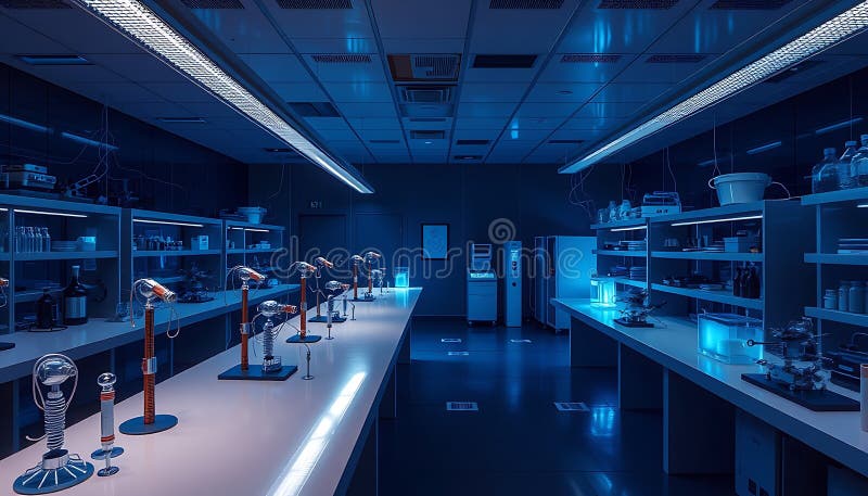 Modern library interior shelves, books knowledge, reading space, learning Generative AI stock illustration