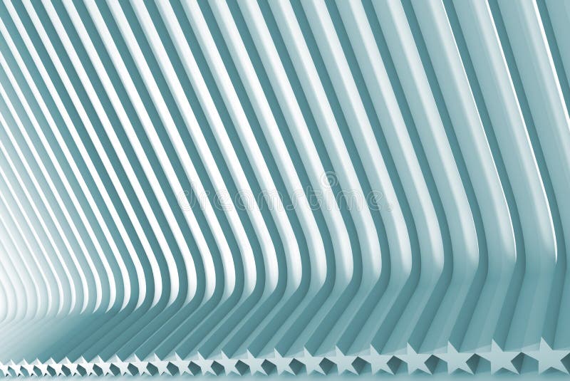 Modern Light Blue 3D Illustration Of Abstract Background ...