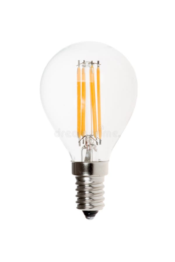 Modern Light Bulb Isolated on White Stock Image Image of closeup, isolated 61076551