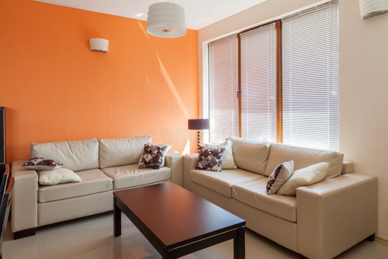Modern living room. interior royalty free stock photography Modern living room. interior royalty free stock photography