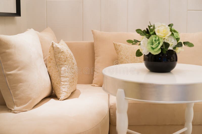 Modern living room stock image. Image of decor, living 31159859