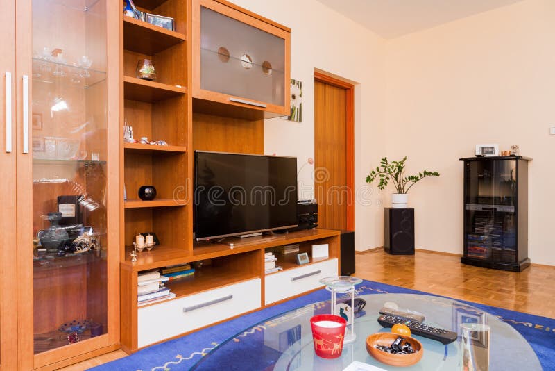 Modern living room stock images