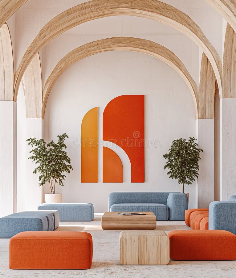 Vibrant Minimalist Interior Design