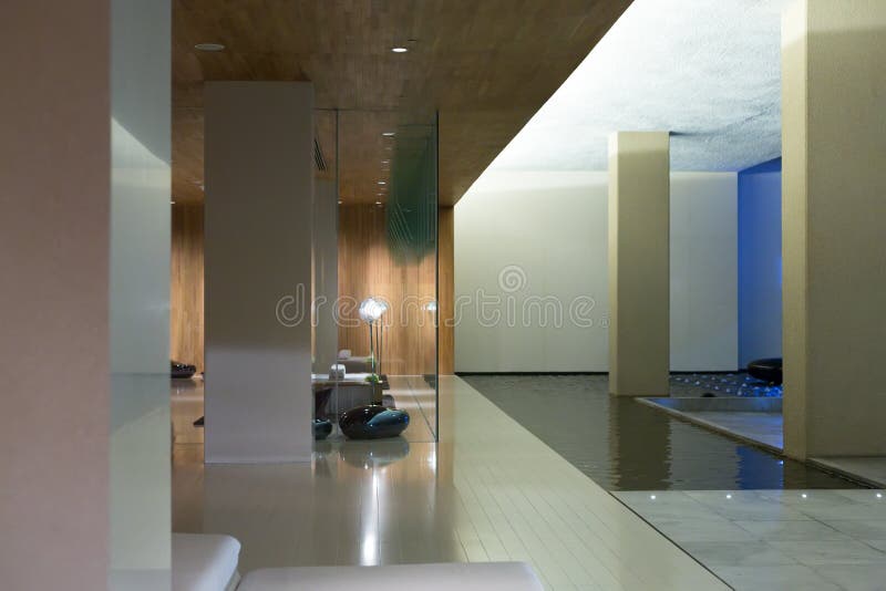 Modern lobby for five stars hotel