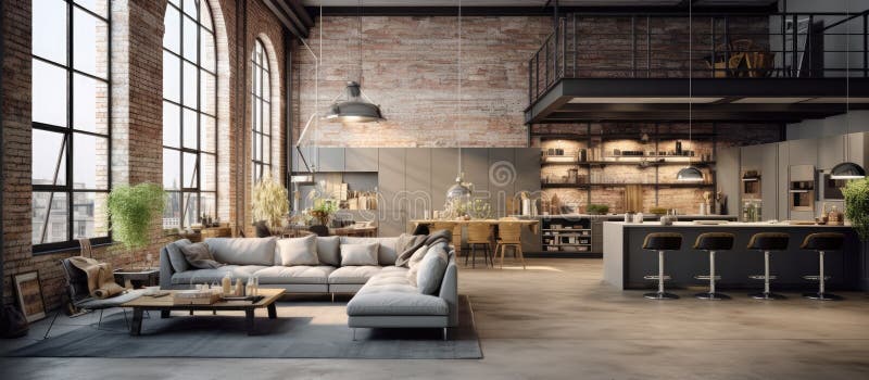Industrial Loft - Pinterest
