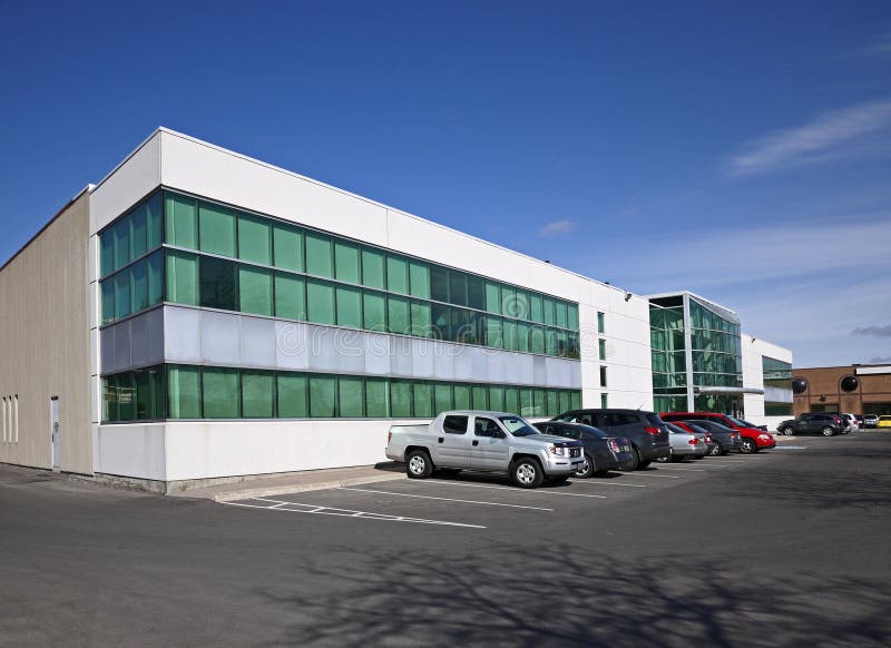 Modern Low Rise Office Building Stock Image Image of office, facade