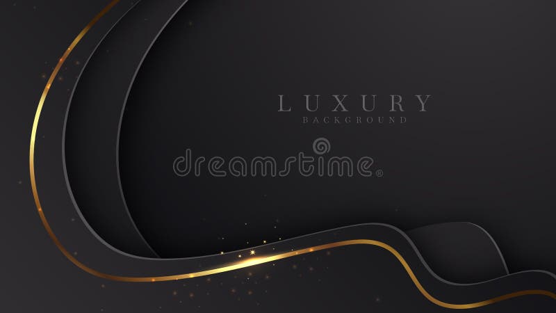 Modern luxury background vector overlap layer on dark and shadow black space with abstract style for design. graphic illustration