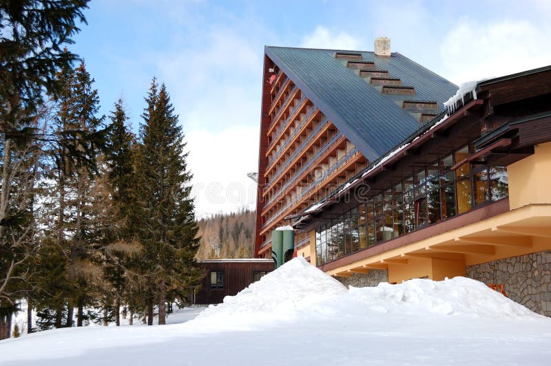 Moderní luxusní hotel v lyžařském středisku