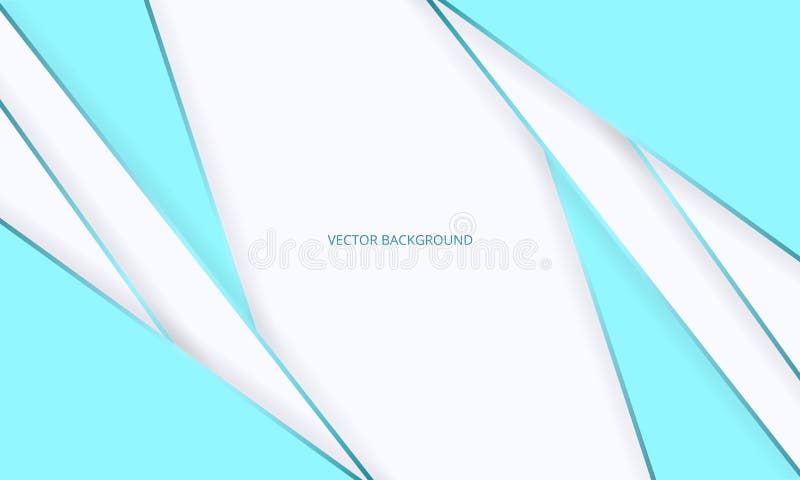 Modern luxury white abstract background with blue and turquoise light lines.