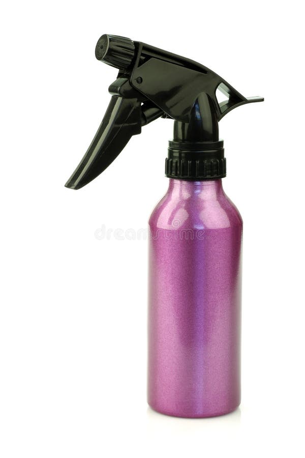 Modern metal spray bottle stock image. Image of black 19393979