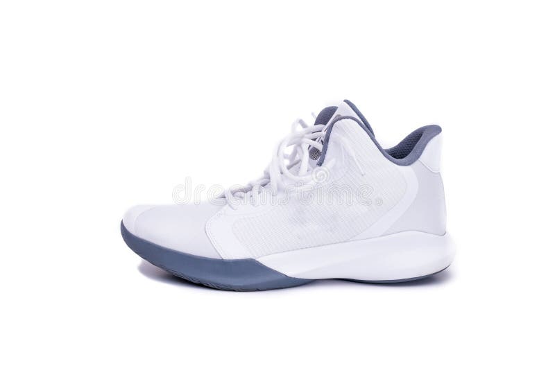 Modern Mid-high White Basketball Shoes 