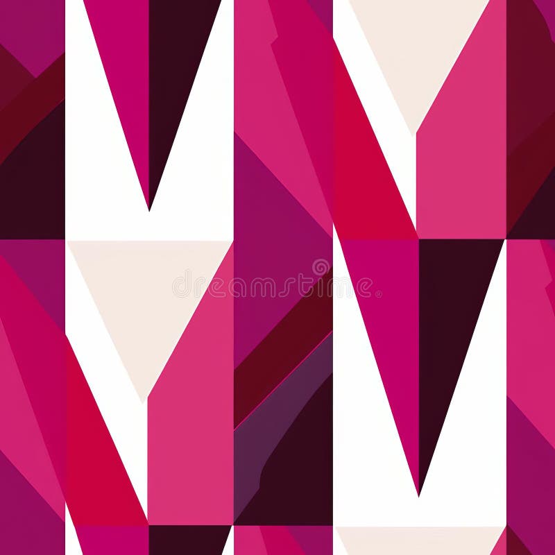 Modern Minimal Endless Pattern With Fuchsia Maroon Colors. the modern minimal endless pattern features a mesmerizing fusion of fuchsia and maroon hues, creating a visually striking design that adds a touch of sophistication and elegance to any space, perfect for wallpaper, fabric, or digital design projects. ai generated