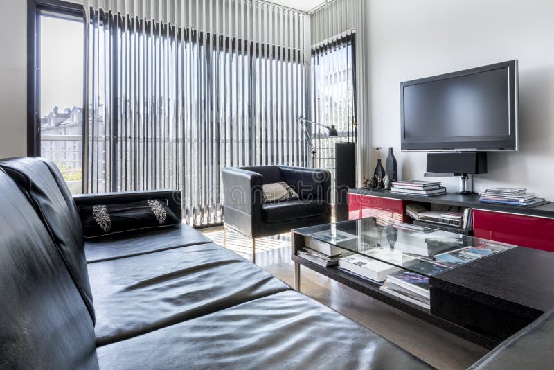 Modern minimalist interior design royalty free stock photos